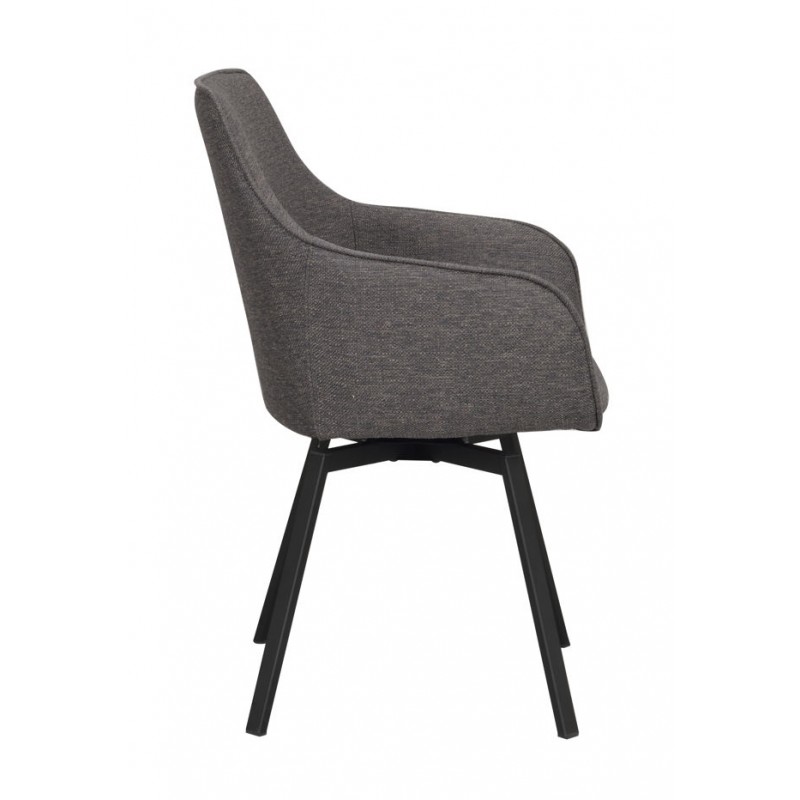 RO Alison Arm Chair Grey/Black